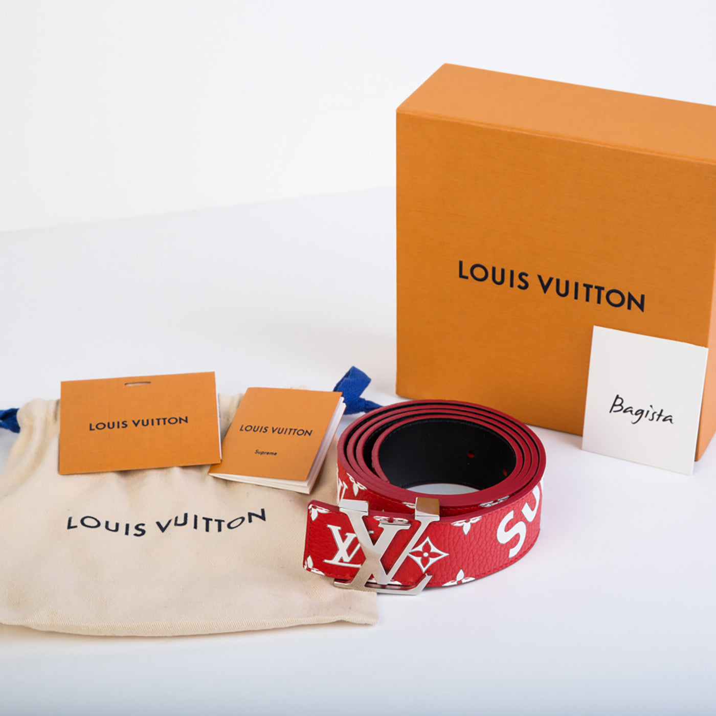 LV x Supreme Initiales 40MM Belt