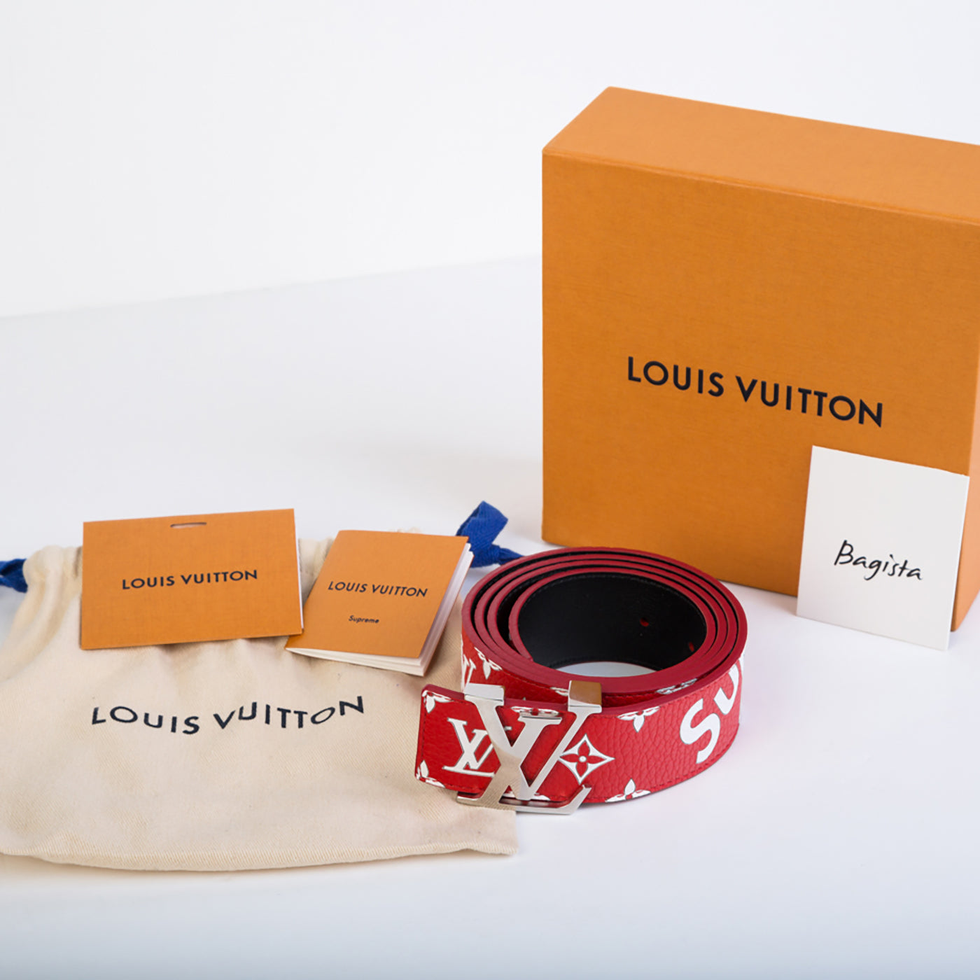 Louis Vuitton X Supreme Louis Vuitton X Supreme Initiales Monogram