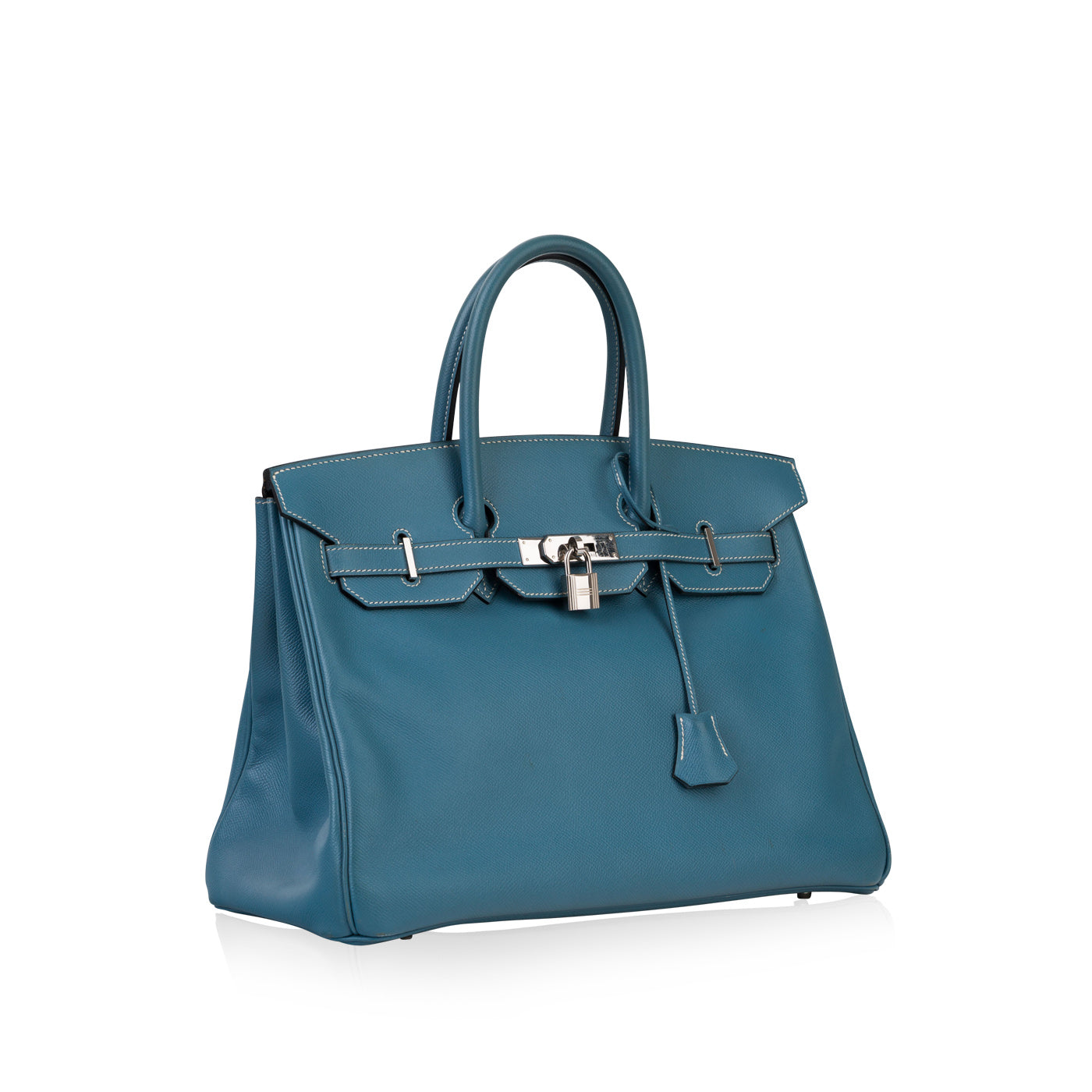 Birkin 35 Blue Jean Epsom