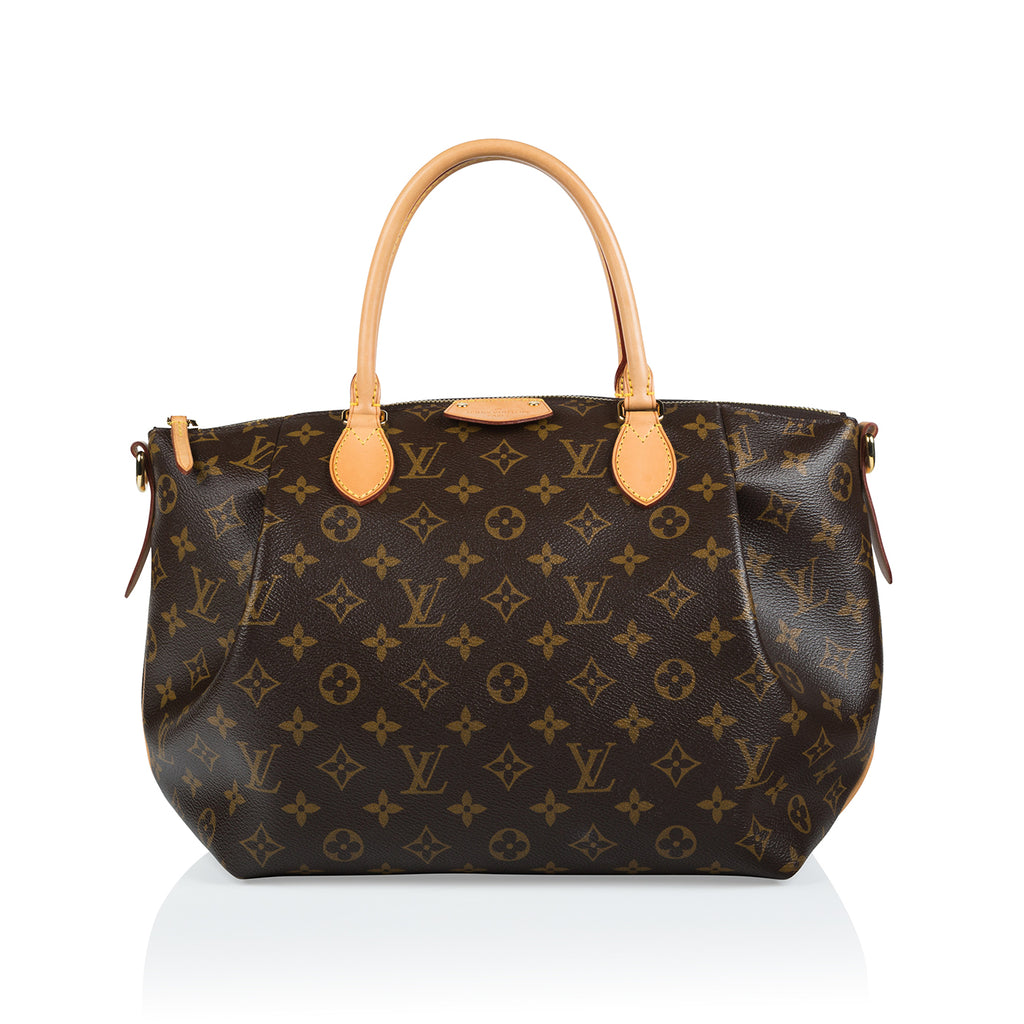 Louis Vuitton Turenne mm Monogram Canvas 2 Way Shoulder Bag Brown