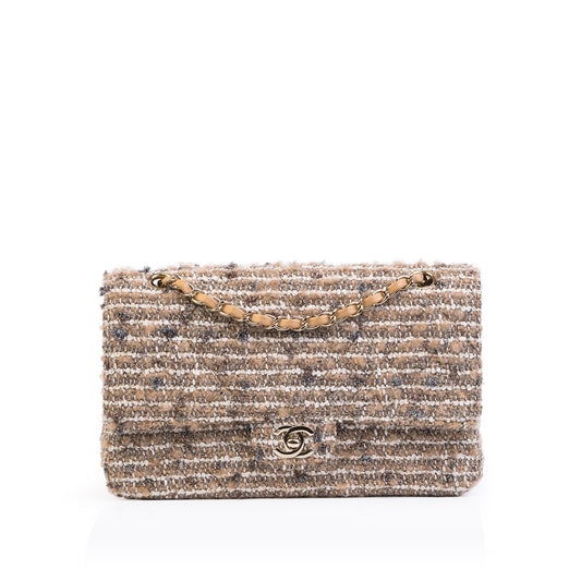 Medium Classic Flap Bag - Tweed