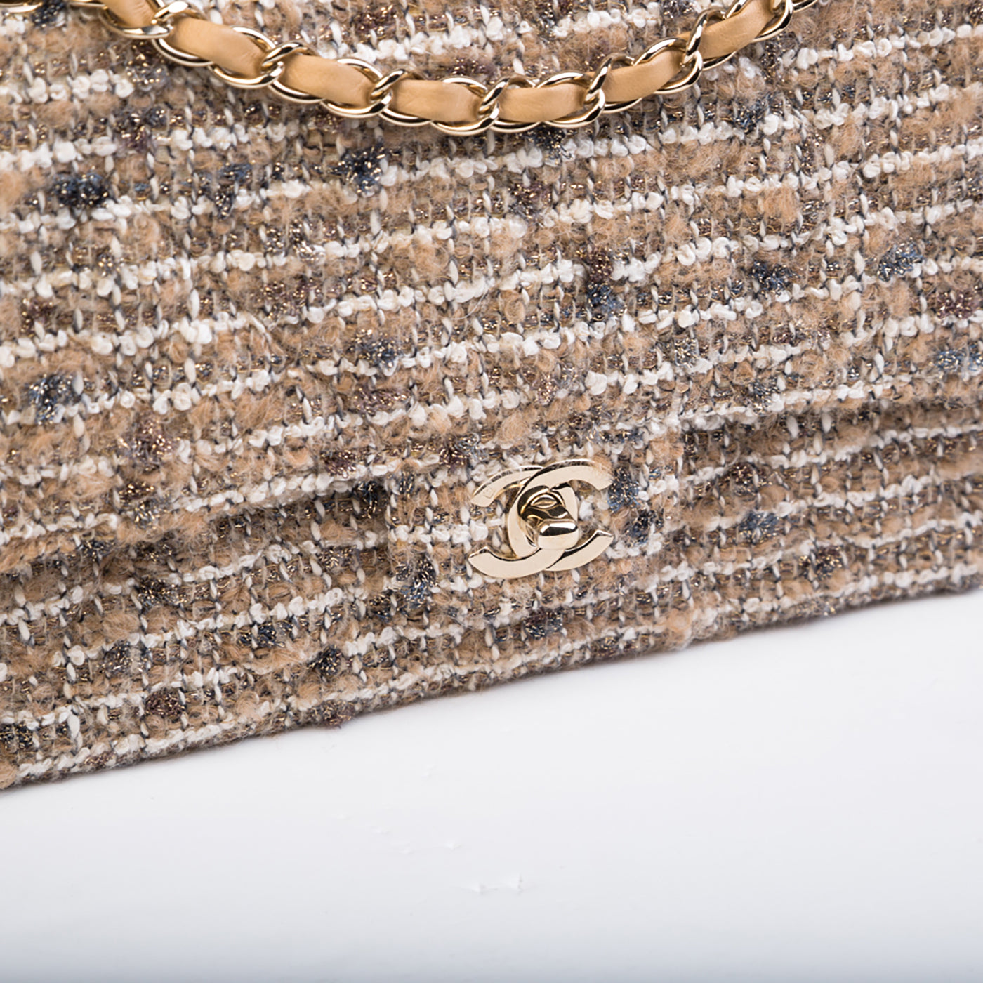 Medium Classic Flap Bag - Tweed