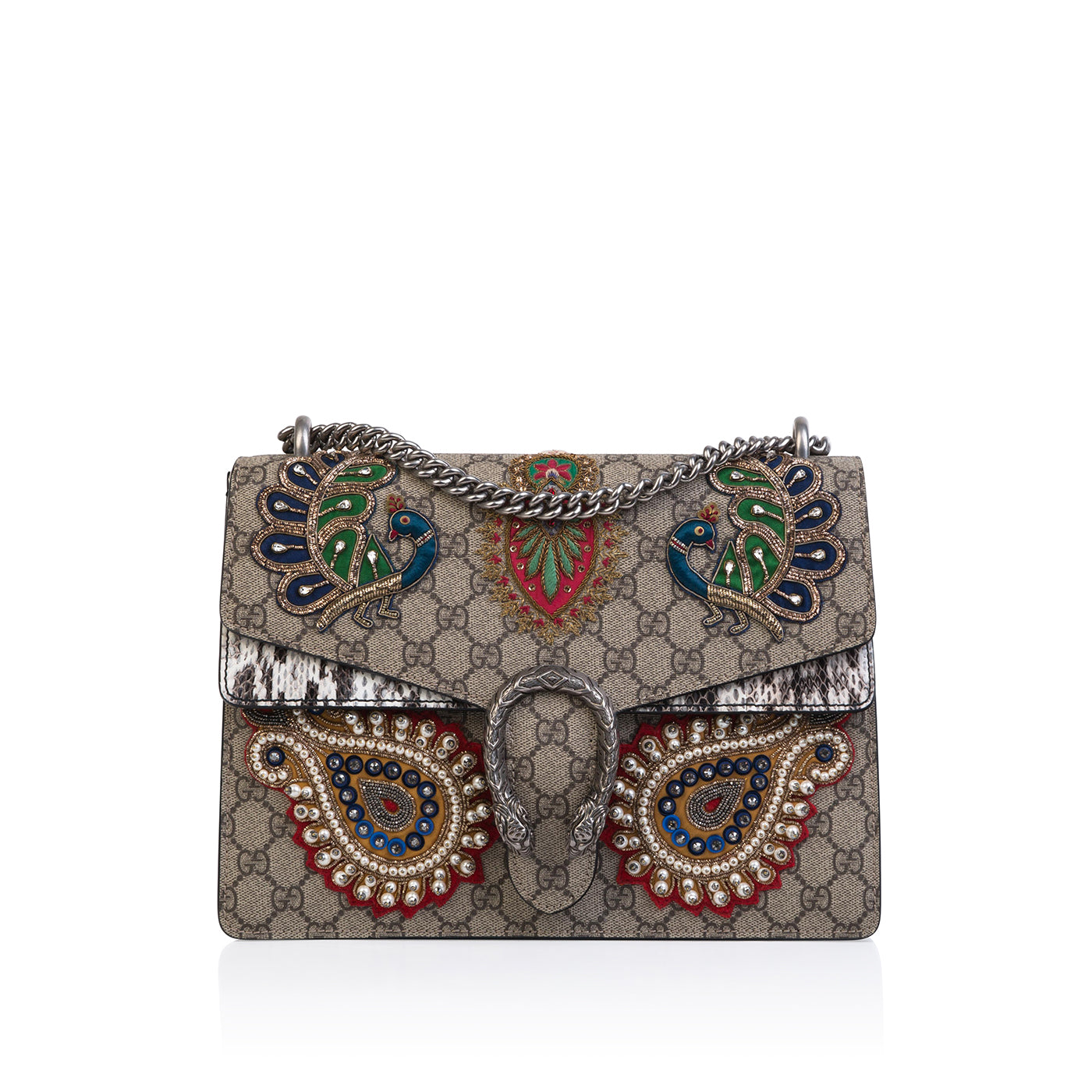 Gucci Python Flags Gucci - Embroidered Python Dionysus - Brand New – Bagista