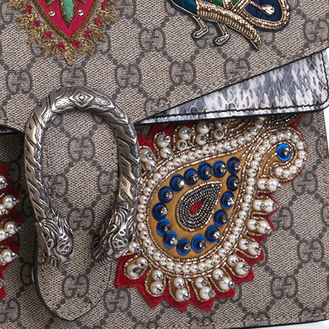 Embroidered Python Dionysus