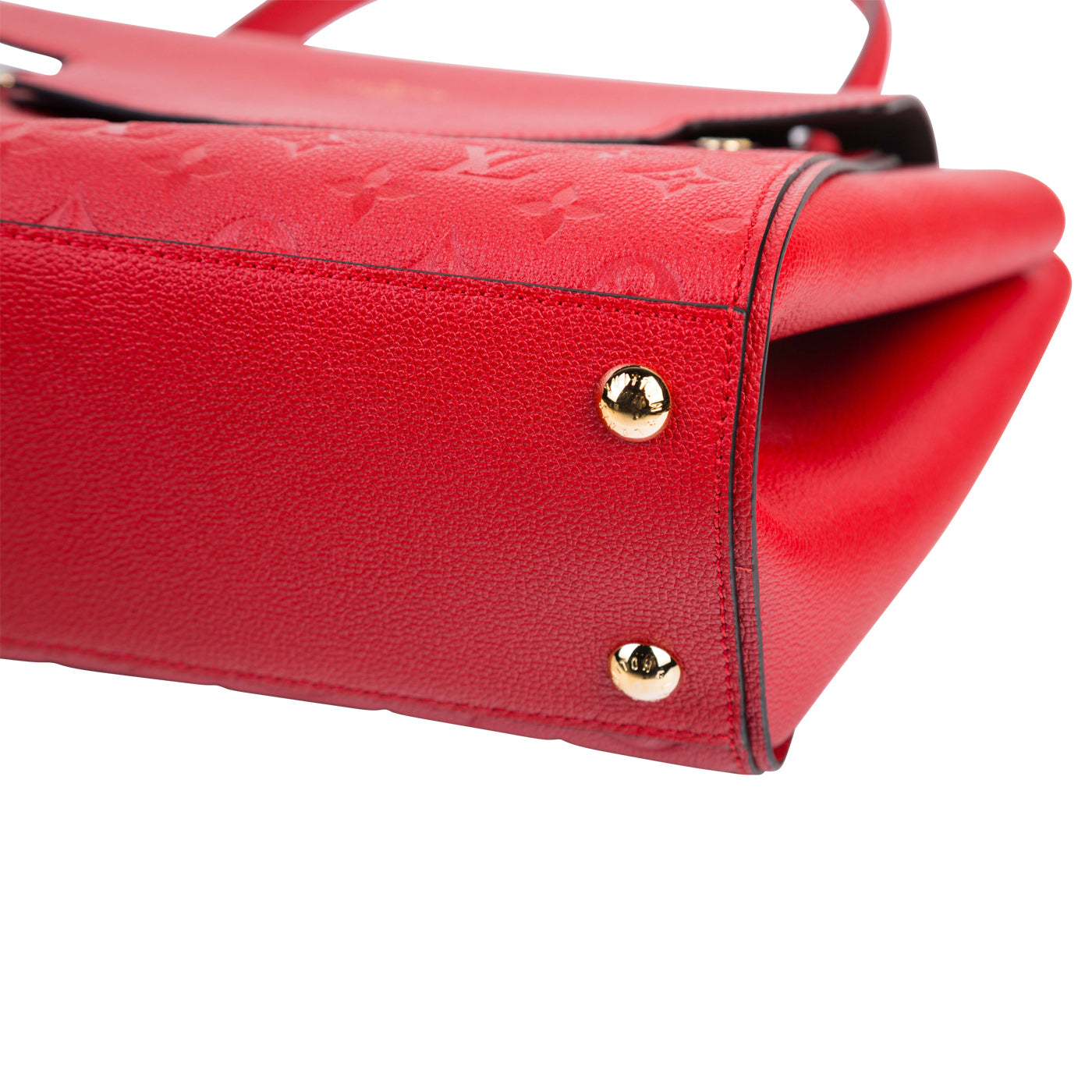 LOUIS VUITTON Trocadero Monogram Empreinte Leather Shoulder Bag Red
