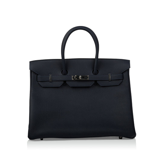 Birkin 35 - Blue Nuit Togo - PHW