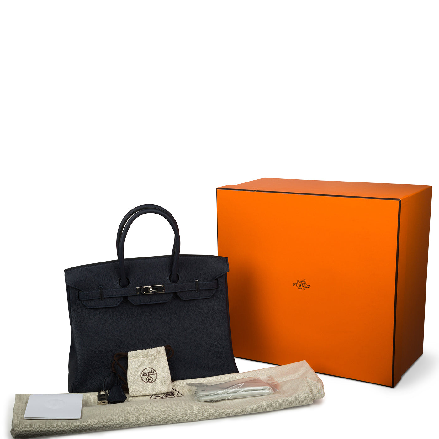 Birkin 35 - Blue Nuit Togo - PHW