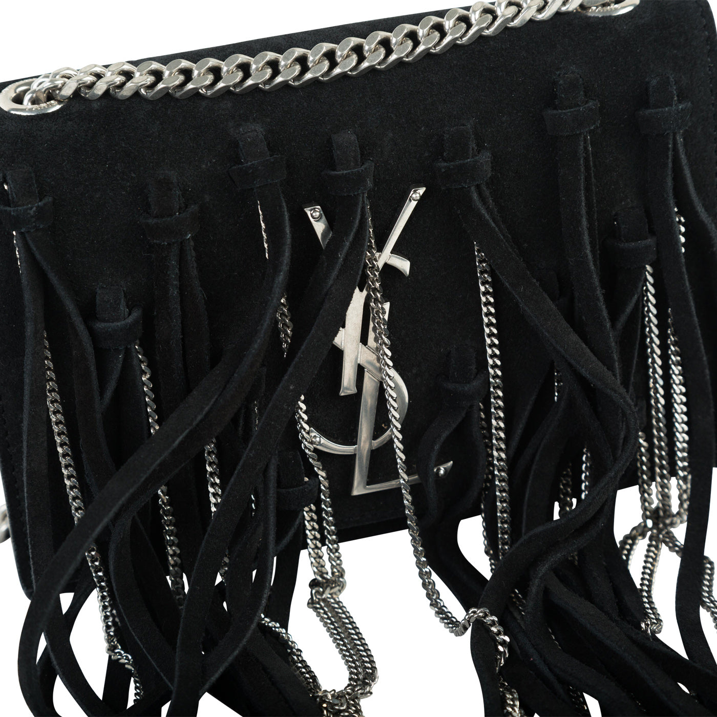 Suede Fringe Bag