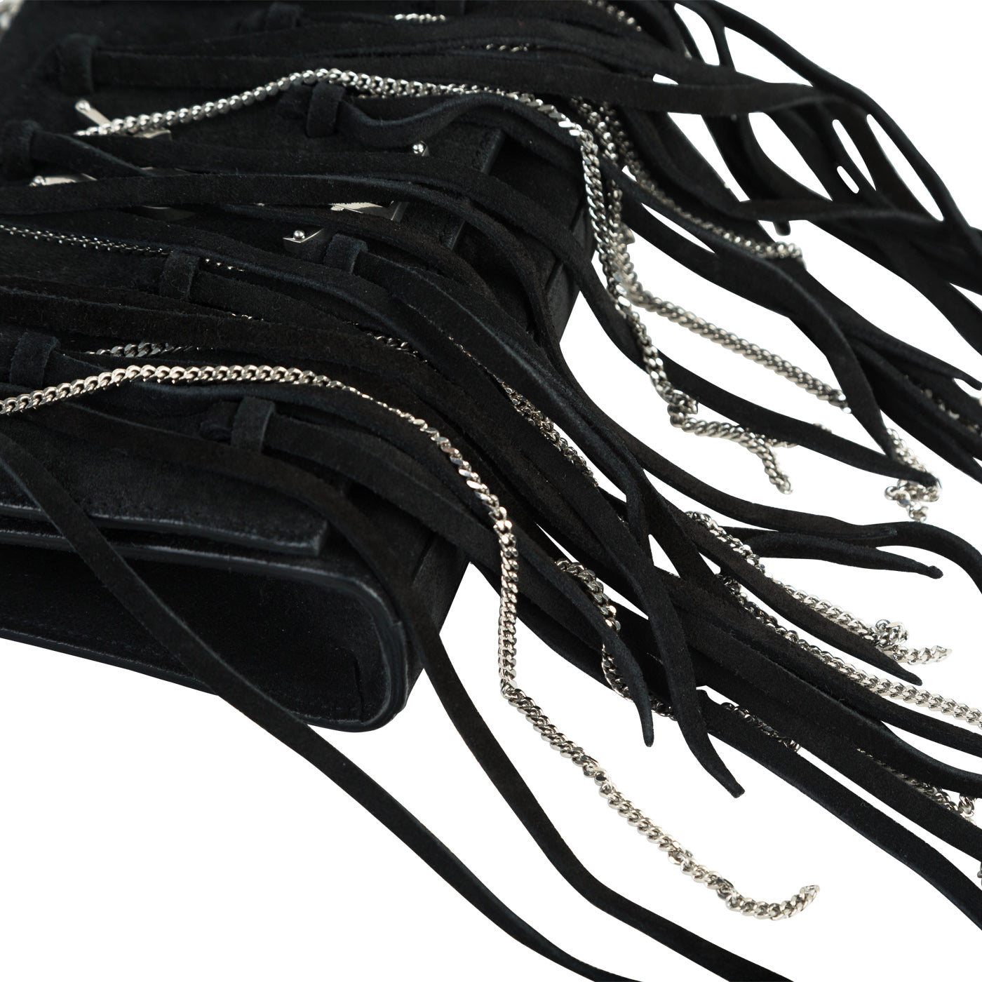 Suede Fringe Bag