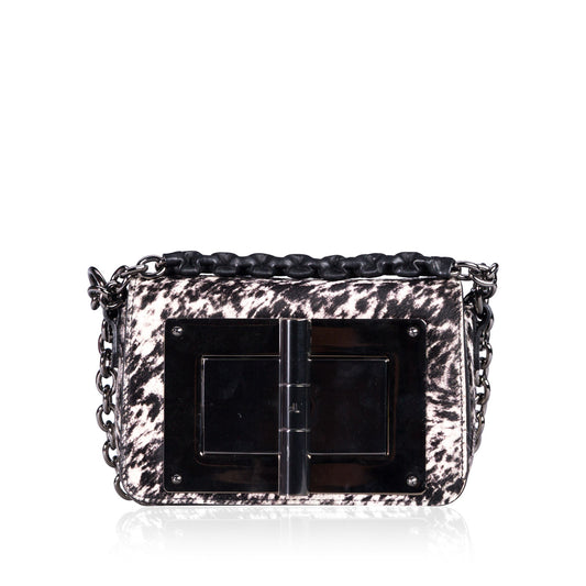 Natalia Printed Fur Bag