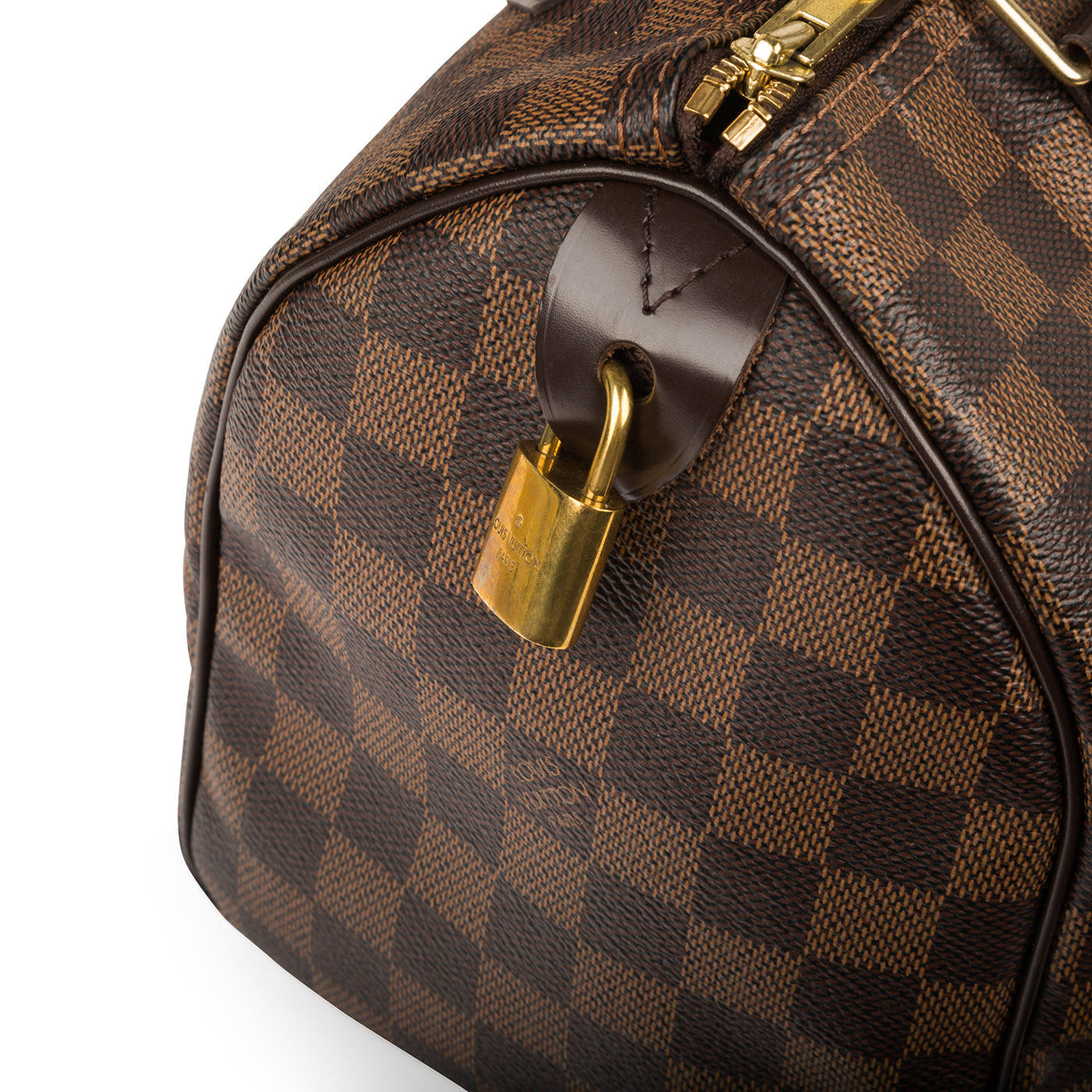 used Pre-owned Louis Vuitton Louis Vuitton Handbag Damier Ebene Speedy 25 Mini Boston Bag N41365 SP0087 (Good), Adult Unisex, Size: (HxWxD): 22cm x