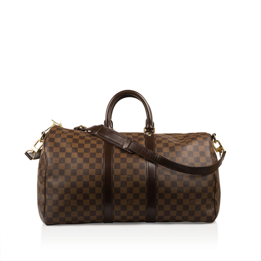 Keepall 45 Bandoulière Damier Ebene