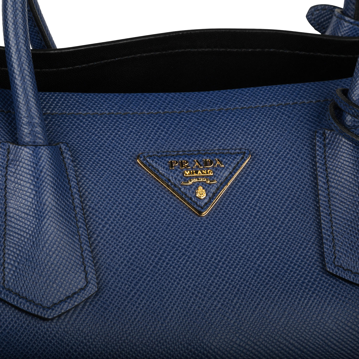 Prada Large Saffiano Cuir Double Tote - Blue Totes, Handbags - PRA900604
