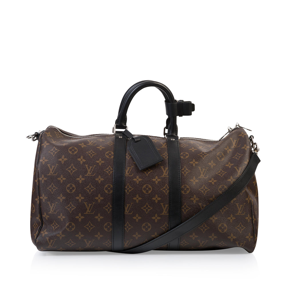 Louis Vuitton, Bags, Louis Vuitton Wild At Heart Keepall 45 Black Giant  Monogram Travel Bag Limited