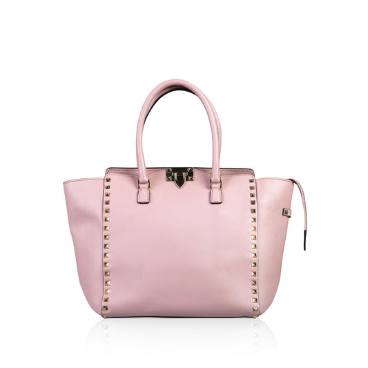 Rockstud Medium Square Shopper