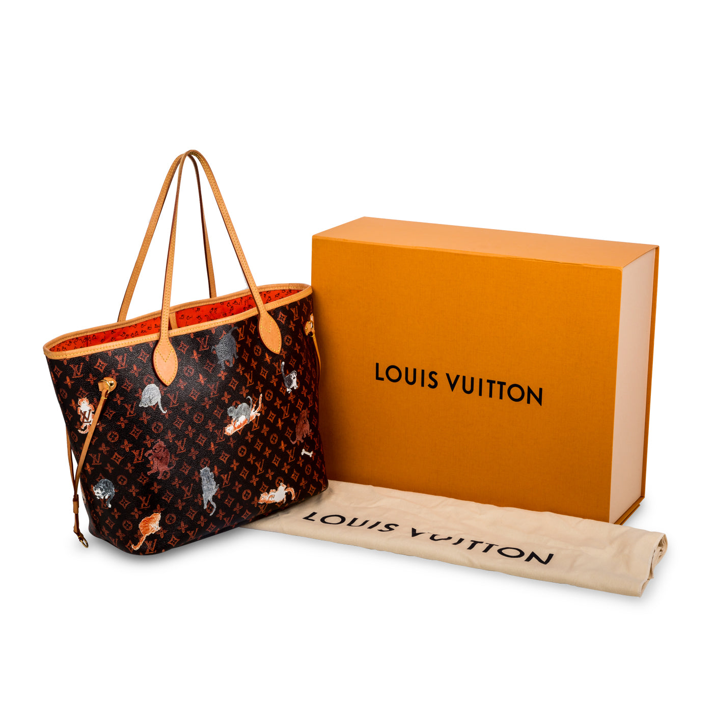 Pre-Loved Louis Vuitton Neverfull MM - Pastel Escale Monogram