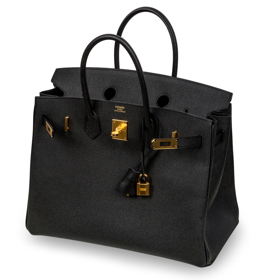 Birkin 35 - Noir Epsom - GHW