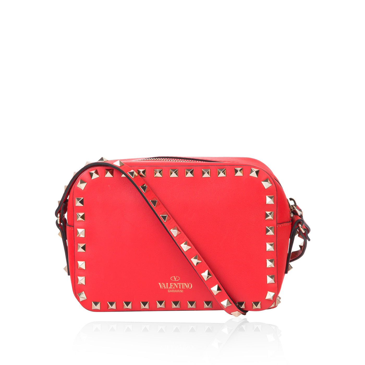 Rockstud small leather bag