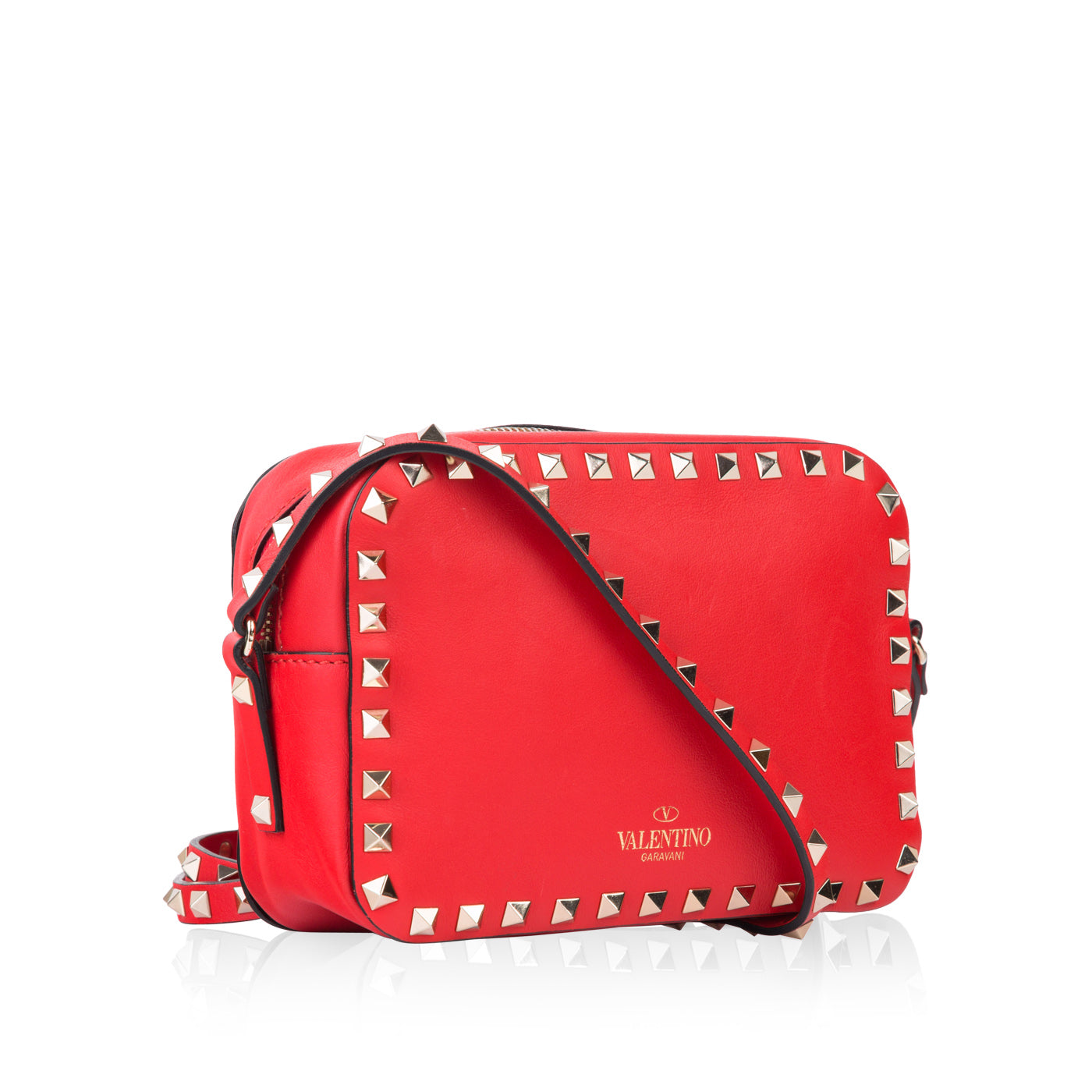 Rockstud small leather bag