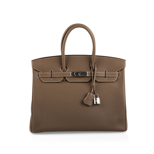 Birkin 35 - Etoupe Togo - PHW