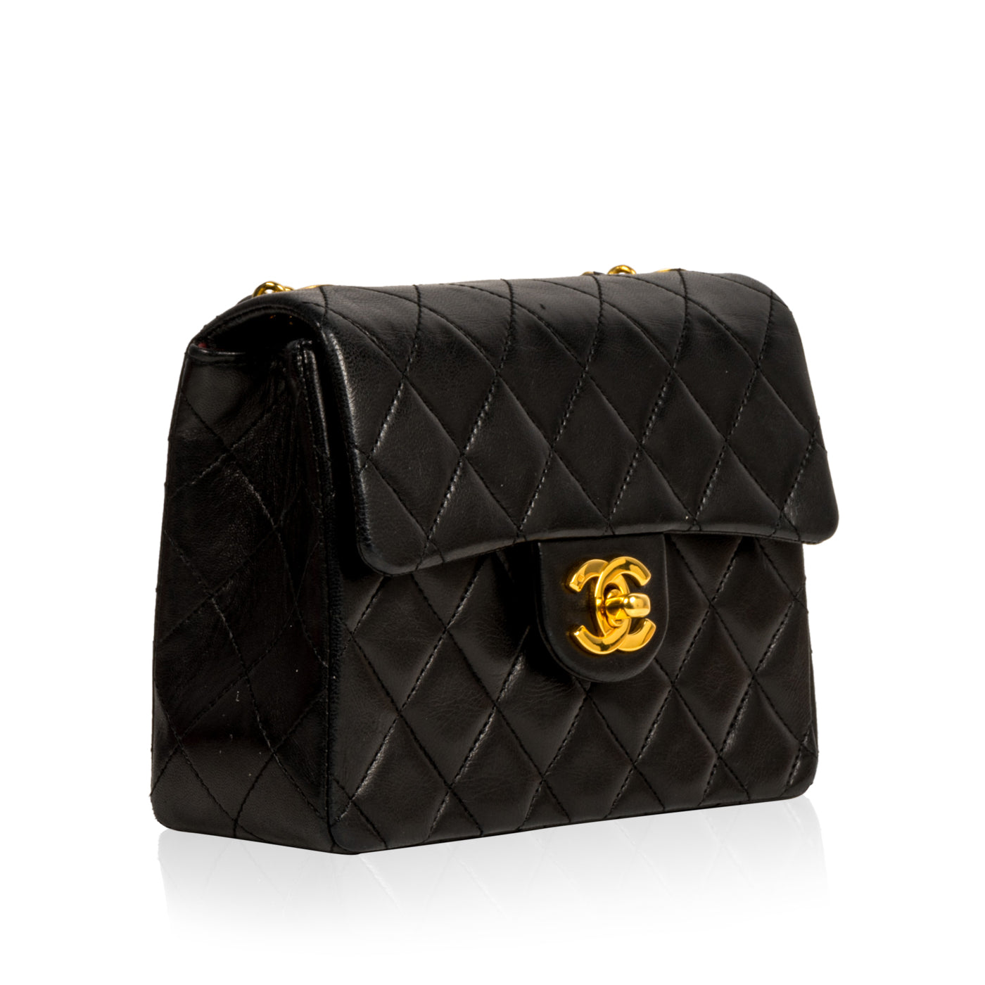 Mini Square Flap Handheld Bag - Vintage