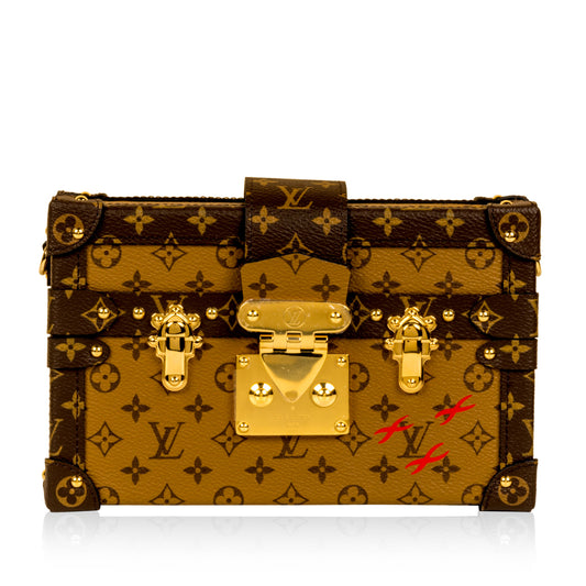 Petite Malle - Reverse Monogram Canvas