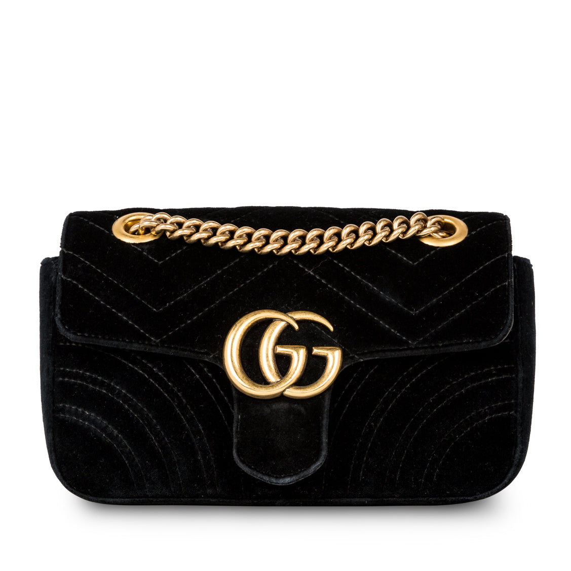 GG Marmont Velvet Mini Handbag