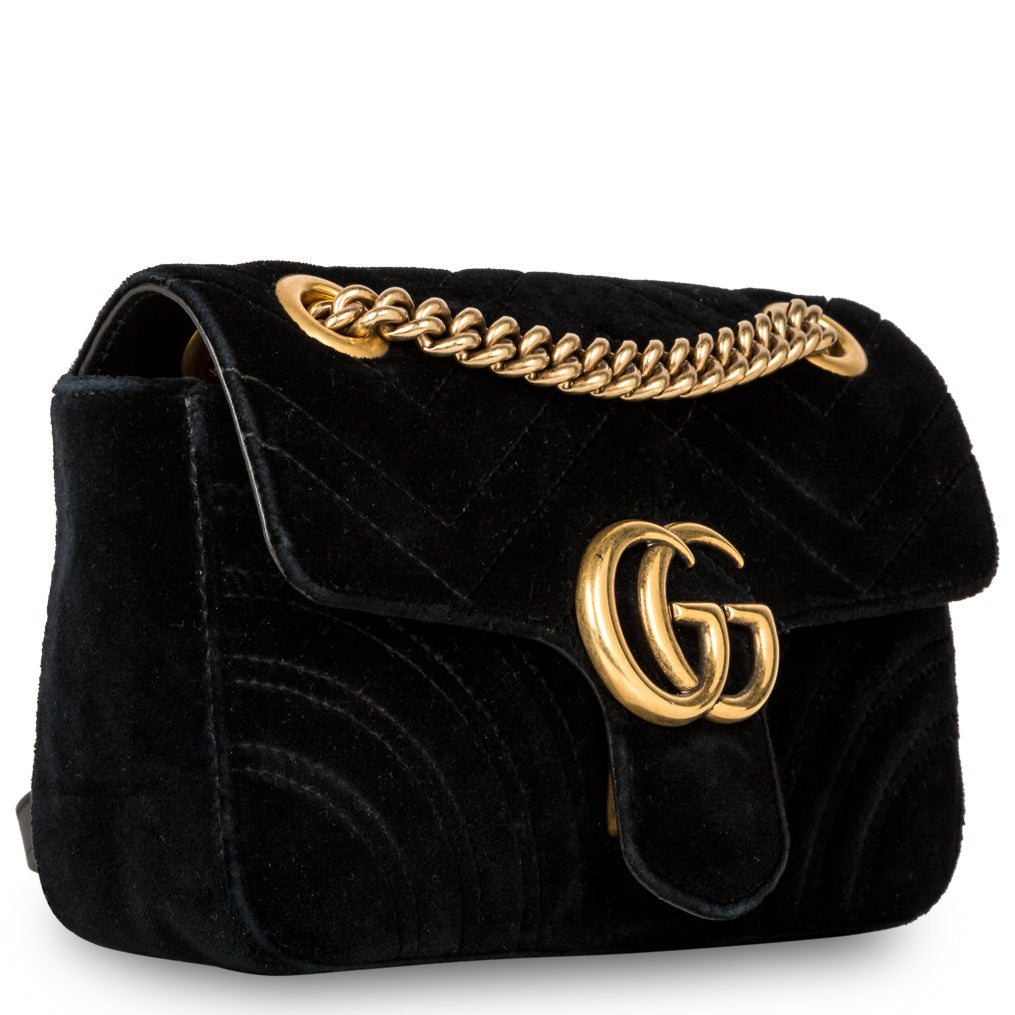 GG Marmont Velvet Mini Handbag