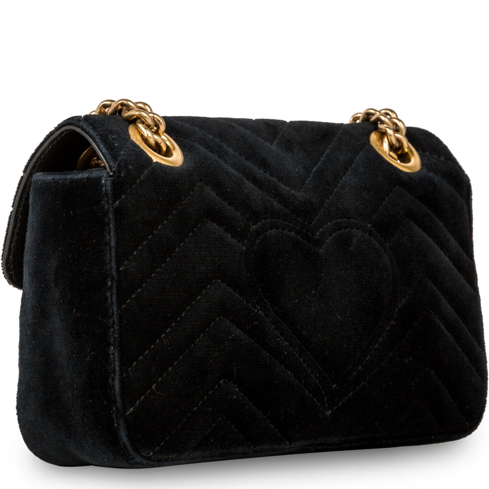 GG Marmont Velvet Mini Handbag