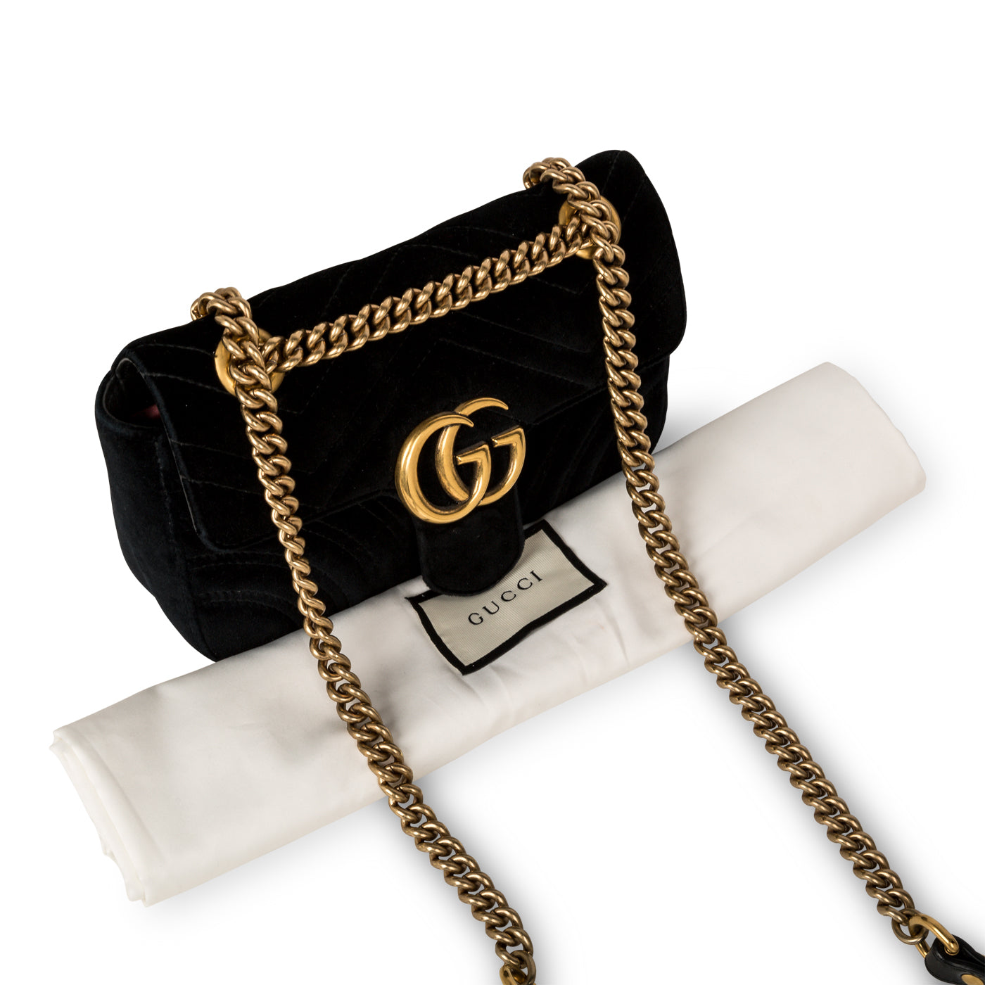 GG Marmont Velvet Mini Handbag