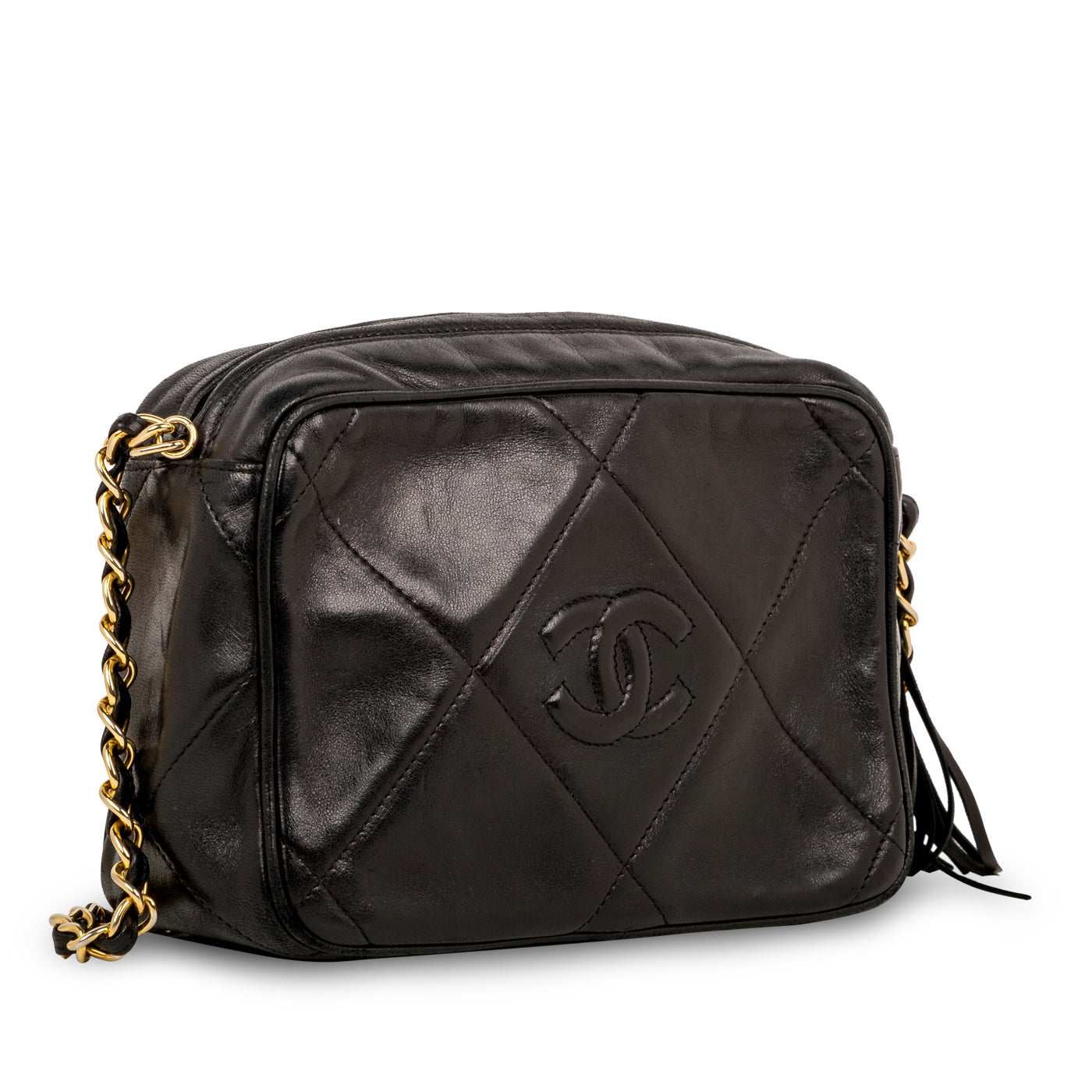 Vintage Lambskin Tassel Bag