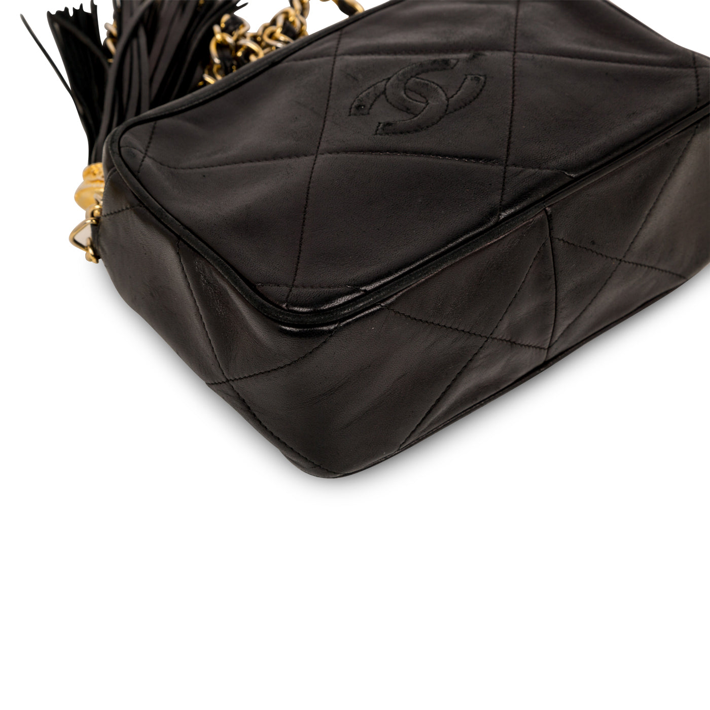 Vintage Lambskin Tassel Bag