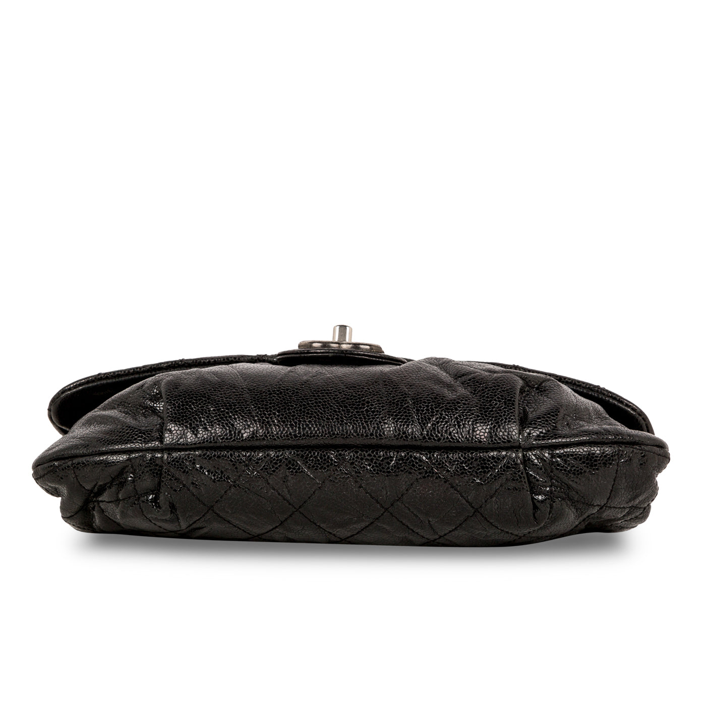 Glazed Caviar Medium Elastic Flap Bag