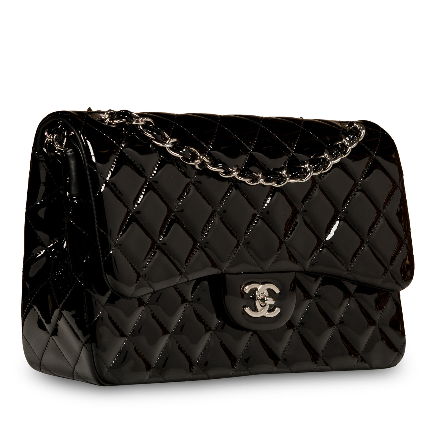 Classic Flap Bag - Jumbo - Patent