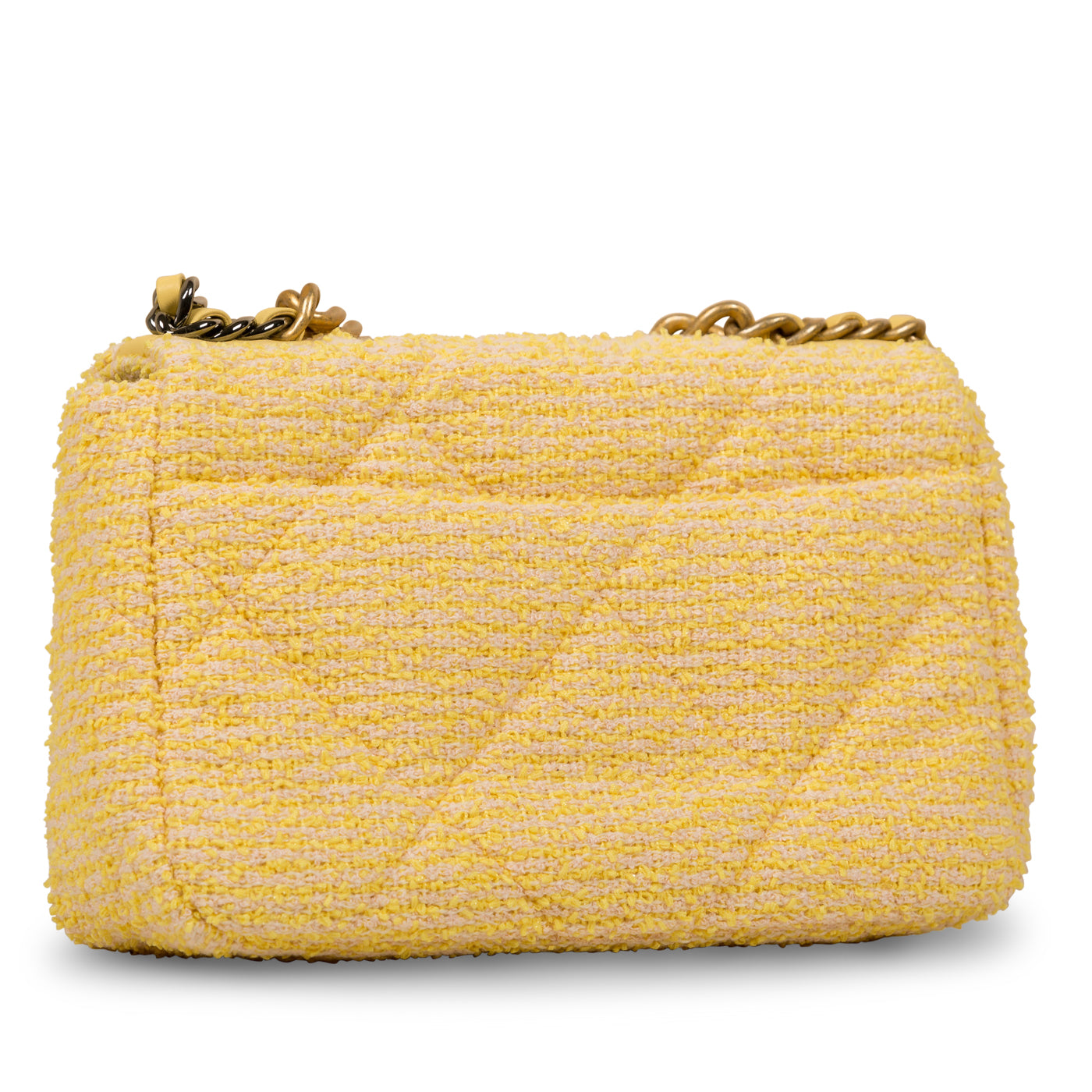 Chanel - Chanel 19 Flap Bag - Small - Yellow Tweed