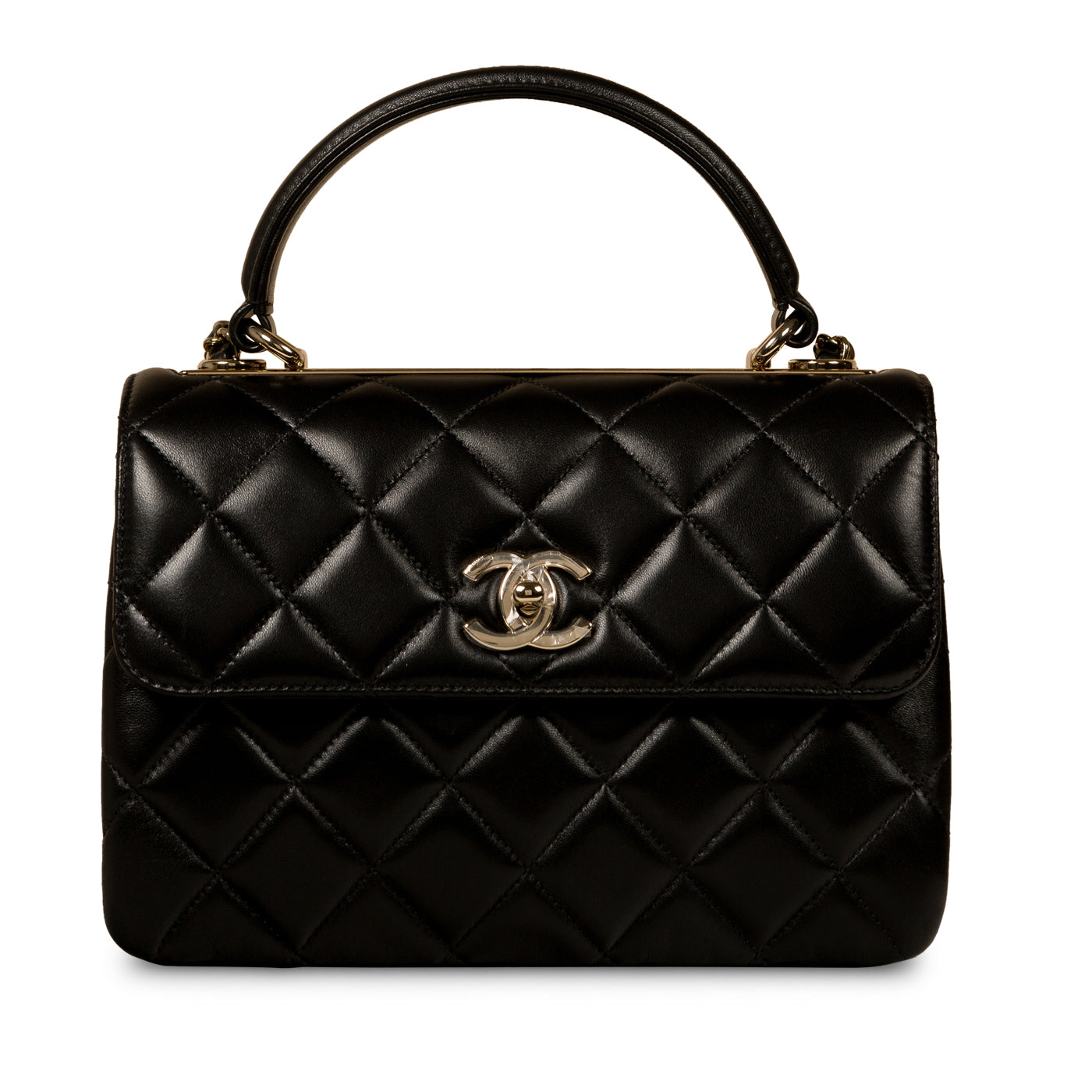 Chanel - Small Trendy CC Flap Bag - Brand New - Black Lambskin
