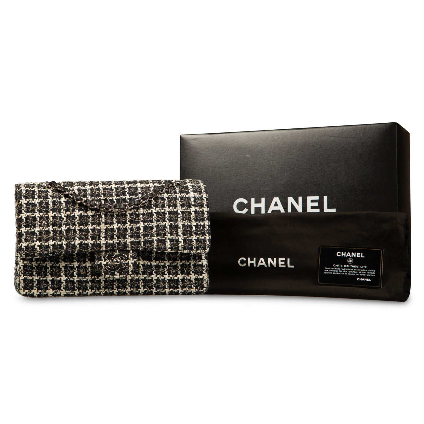 Chanel - Classic Flap Bag - Medium - Tweed - Pre-Loved – Bagista