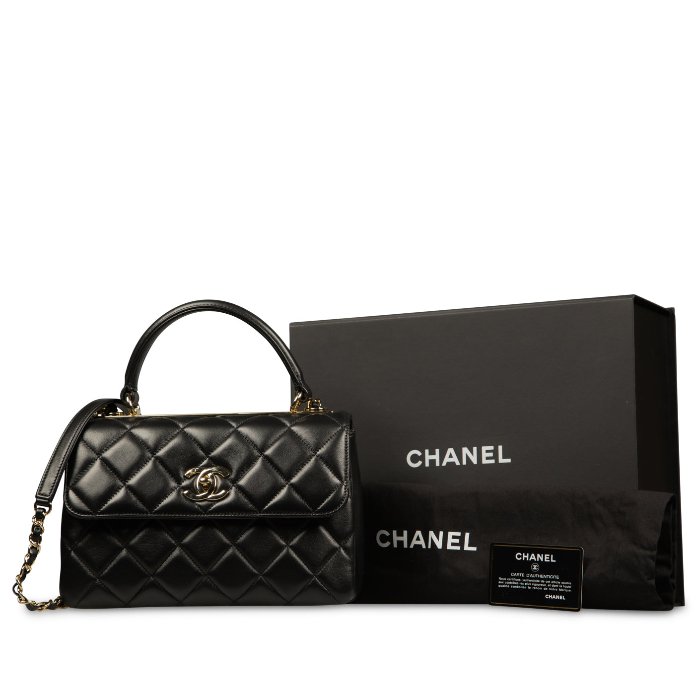 Chanel green small trendy top handle bag - BOPF