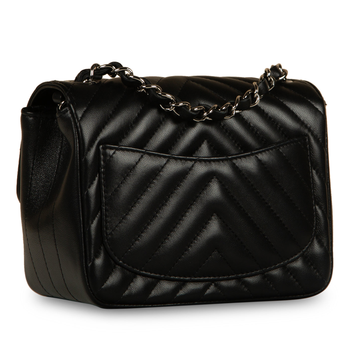 Classic Flap Bag - Mini Square - Chevron