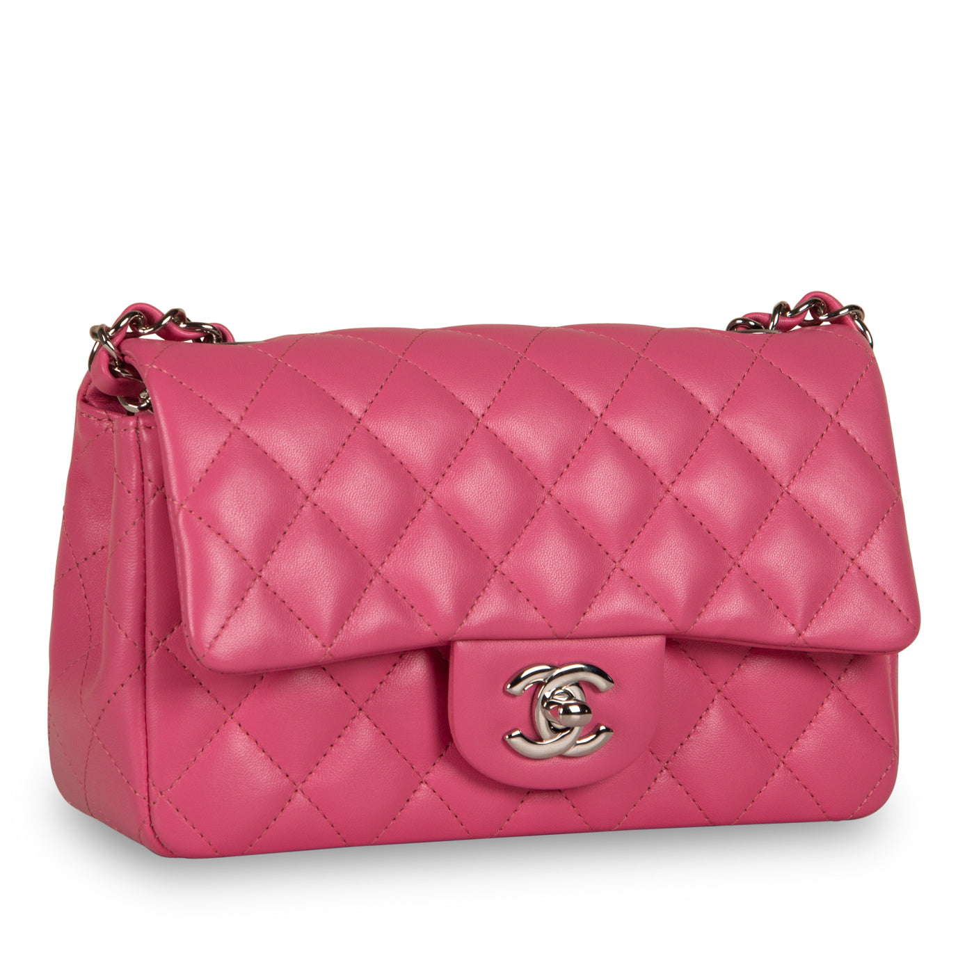 Bubble gum pink chanel bag Clearance