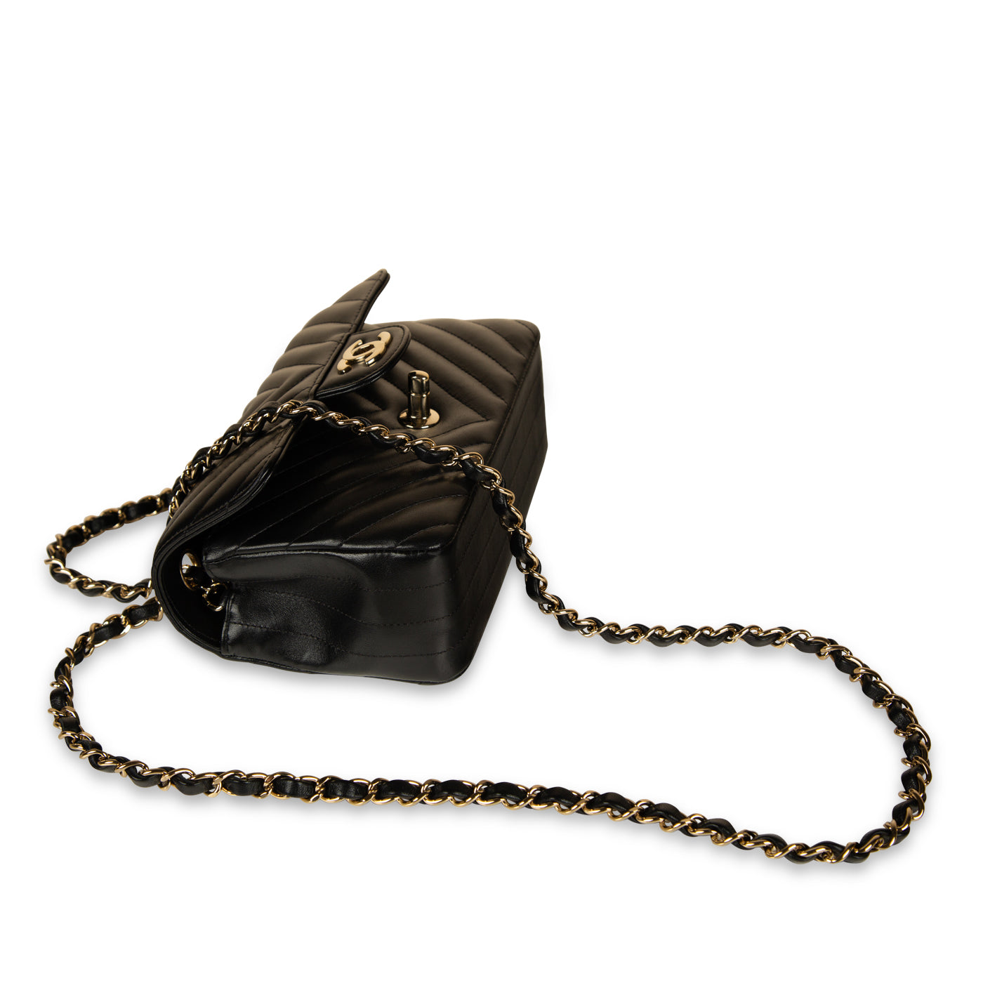 Classic Chanel Mini Flap in Black - BagButler