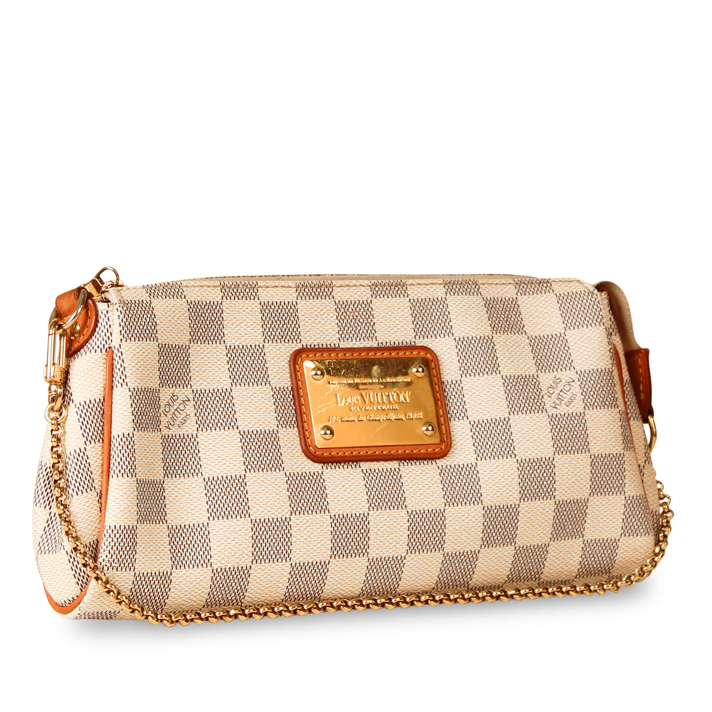 Eva Crossbody Bag - Damier Azur