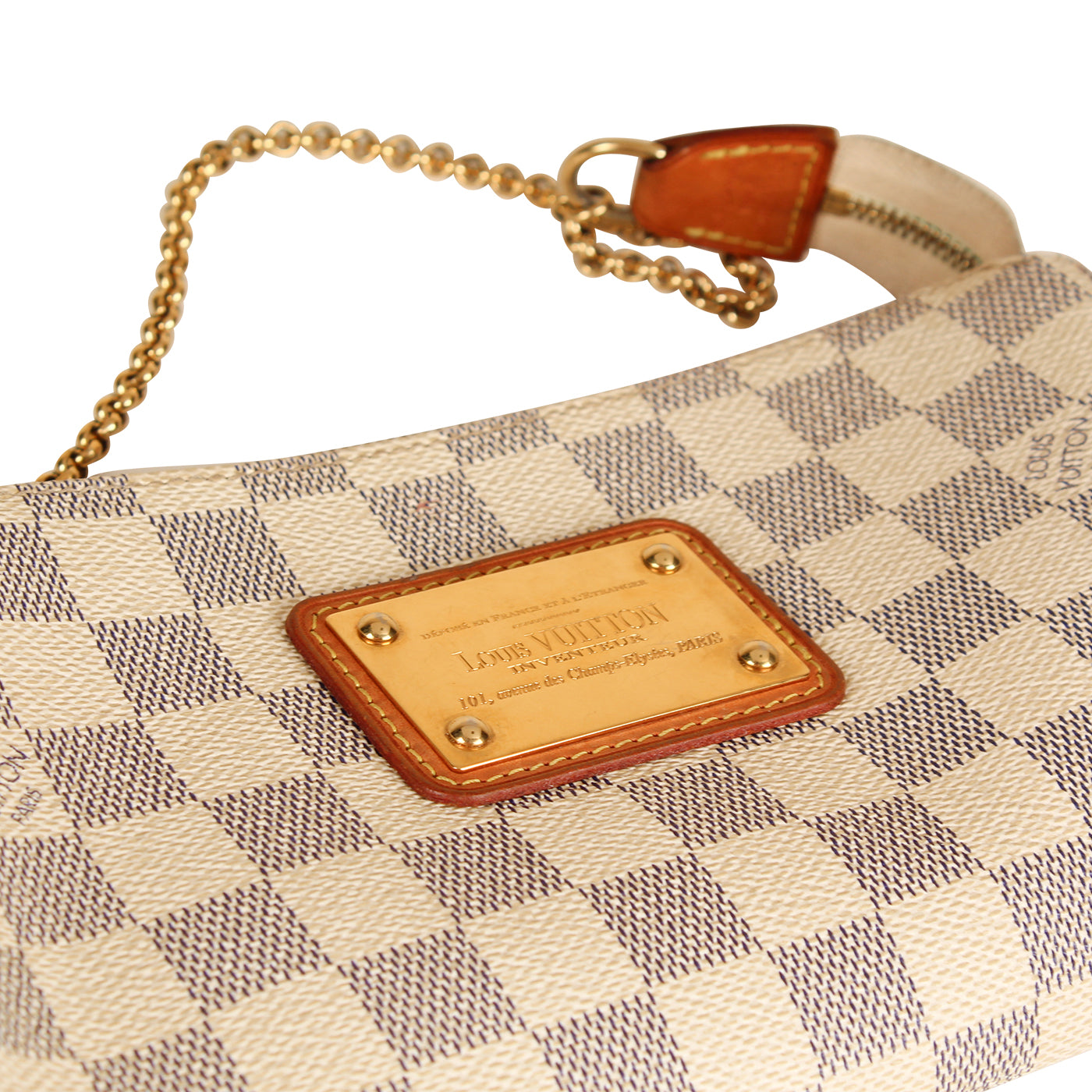 Eva Crossbody Bag - Damier Azur