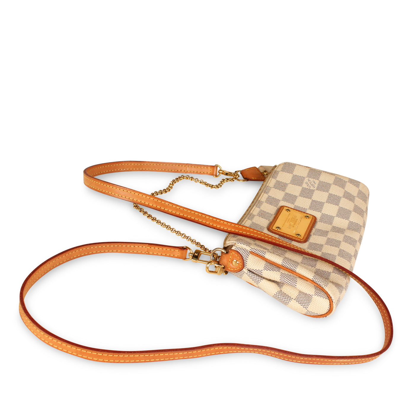 Eva Crossbody Bag - Damier Azur