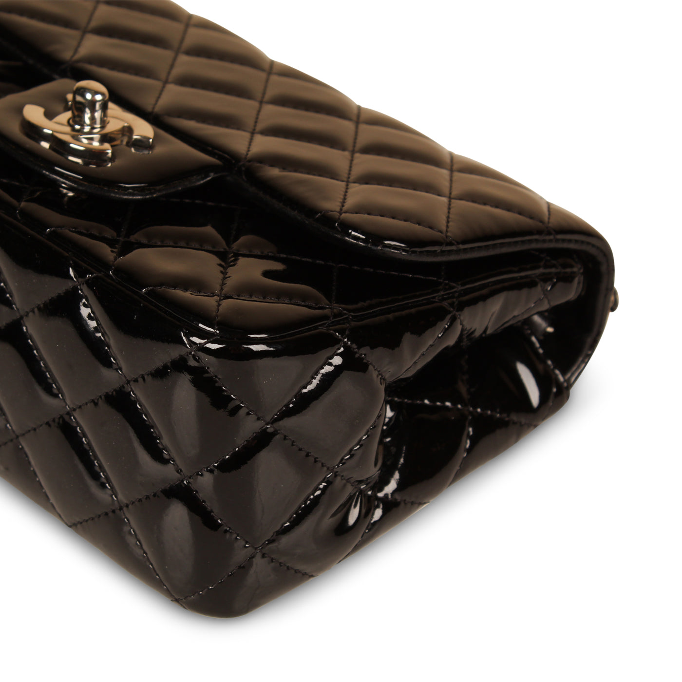 Classic Flap Bag - Mini Square - Patent