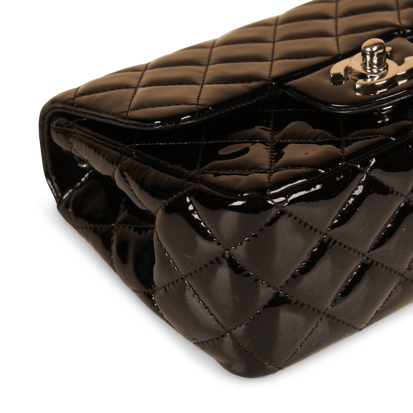 Classic Flap Bag - Mini Square - Patent