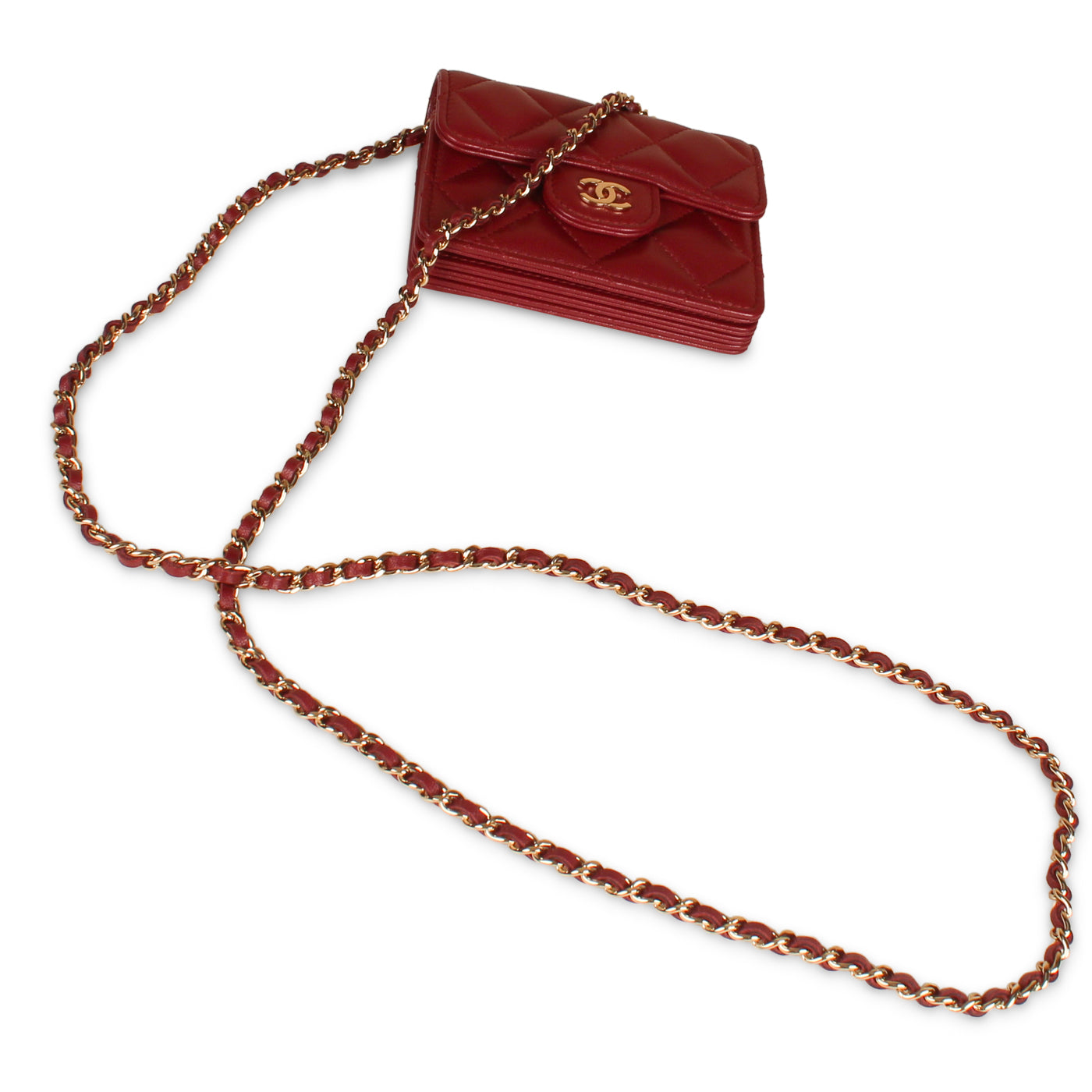 Classic Flap Cardholder on Chain