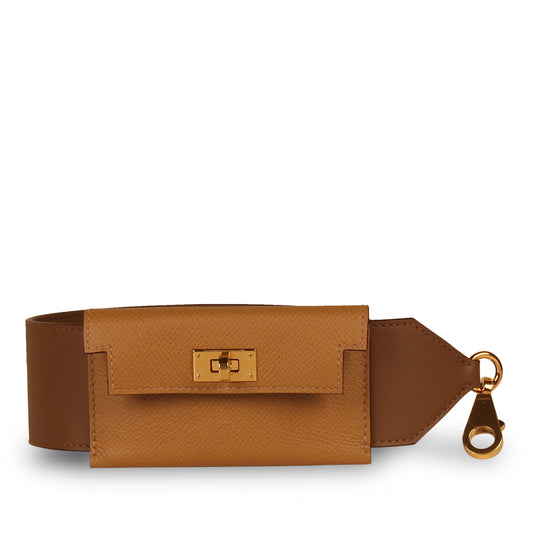 Kelly Pocket Bag Strap - Alezan/Biscuit