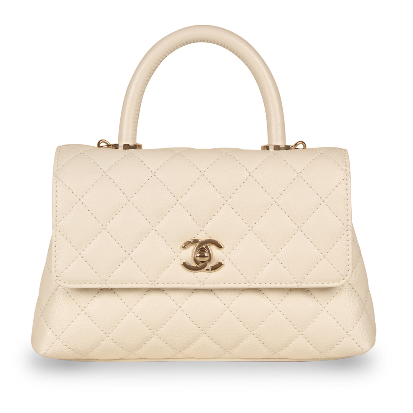 Chanel - Coco Handle - Small - Chevron Caviar - Black - SHW – Bagista