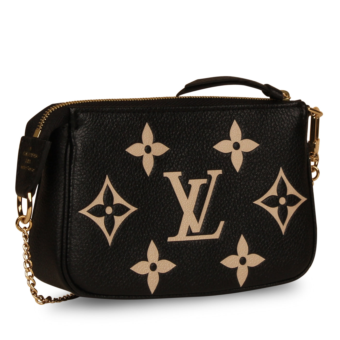 Louis Vuitton Black Monogram Empreinte Leather Mini Pochette Accessoires Louis  Vuitton